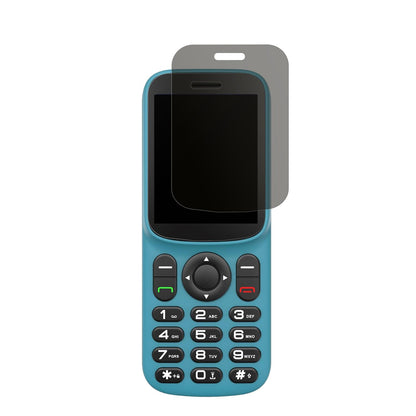 T1854G Handy mit aufgebrachtem dipos Displayschutz, der seitliche Einblicke blockiert