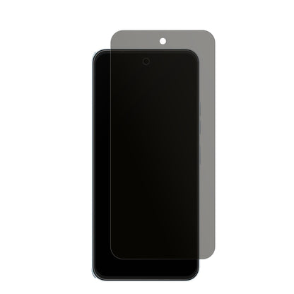 TecnoSpark 40C mit aufgebrachtem dipos Displayschutz, der seitliche Einblicke blockiert