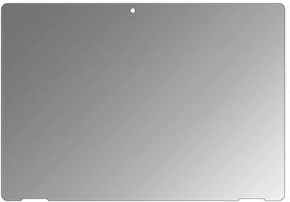 TrekStorSurftab B10 mit aufgebrachtem dipos Displayschutz, der seitliche Einblicke blockiert