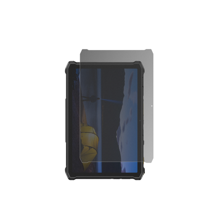UlefoneArmor Pad 5 Pro mit aufgebrachtem dipos Displayschutz, der seitliche Einblicke blockiert