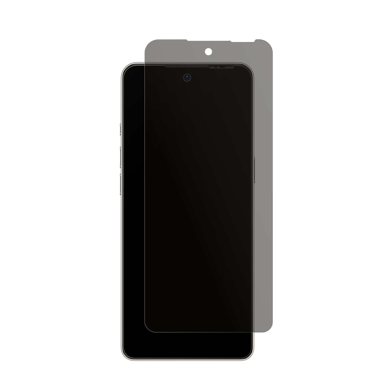 UlefoneNote 18 Ultra 5G mit aufgebrachtem dipos Displayschutz, der seitliche Einblicke blockiert