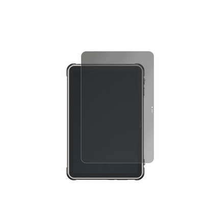 UlefoneRugKing Pad 2 Pro mit aufgebrachtem dipos Displayschutz, der seitliche Einblicke blockiert