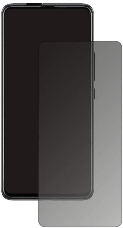 UmidigiS5 Pro mit aufgebrachtem dipos Displayschutz, der seitliche Einblicke blockiert