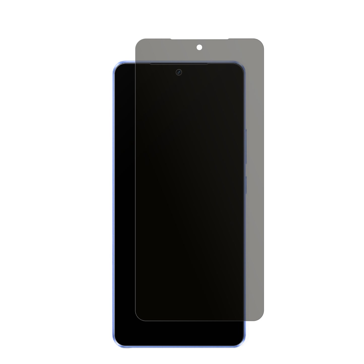 VivoiQOO Neo 10R mit aufgebrachtem dipos Displayschutz, der seitliche Einblicke blockiert