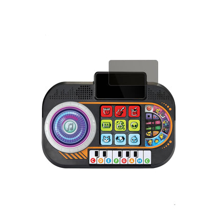 VtechMein Mini-Mischpult mit aufgebrachtem dipos Displayschutz, der seitliche Einblicke blockiert