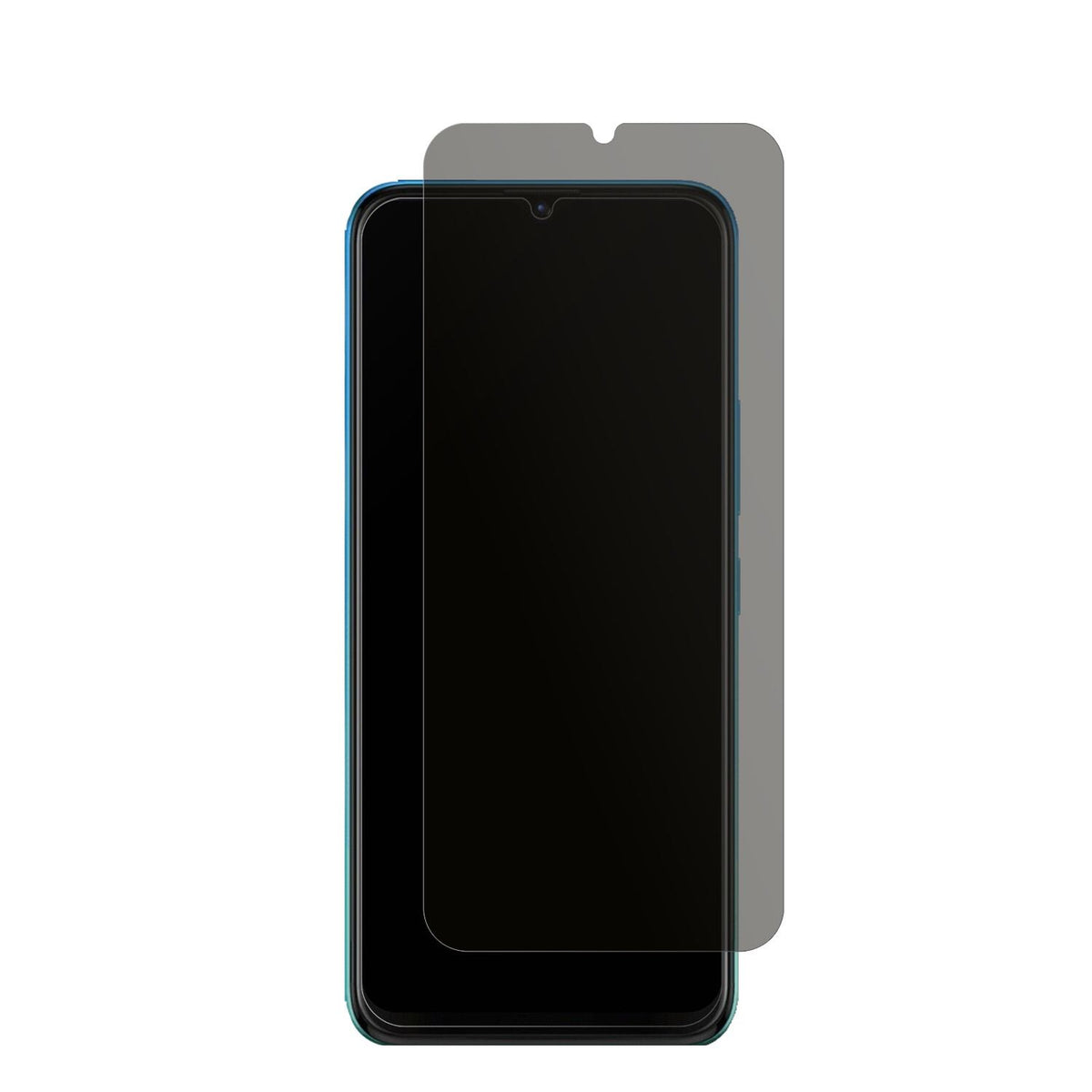 Xiaomi14 mit aufgebrachtem dipos Displayschutz, der seitliche Einblicke blockiert