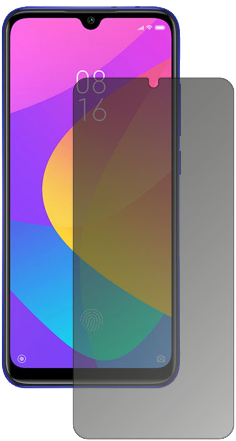 XiaomiMi A3 mit aufgebrachtem dipos Displayschutz, der seitliche Einblicke blockiert