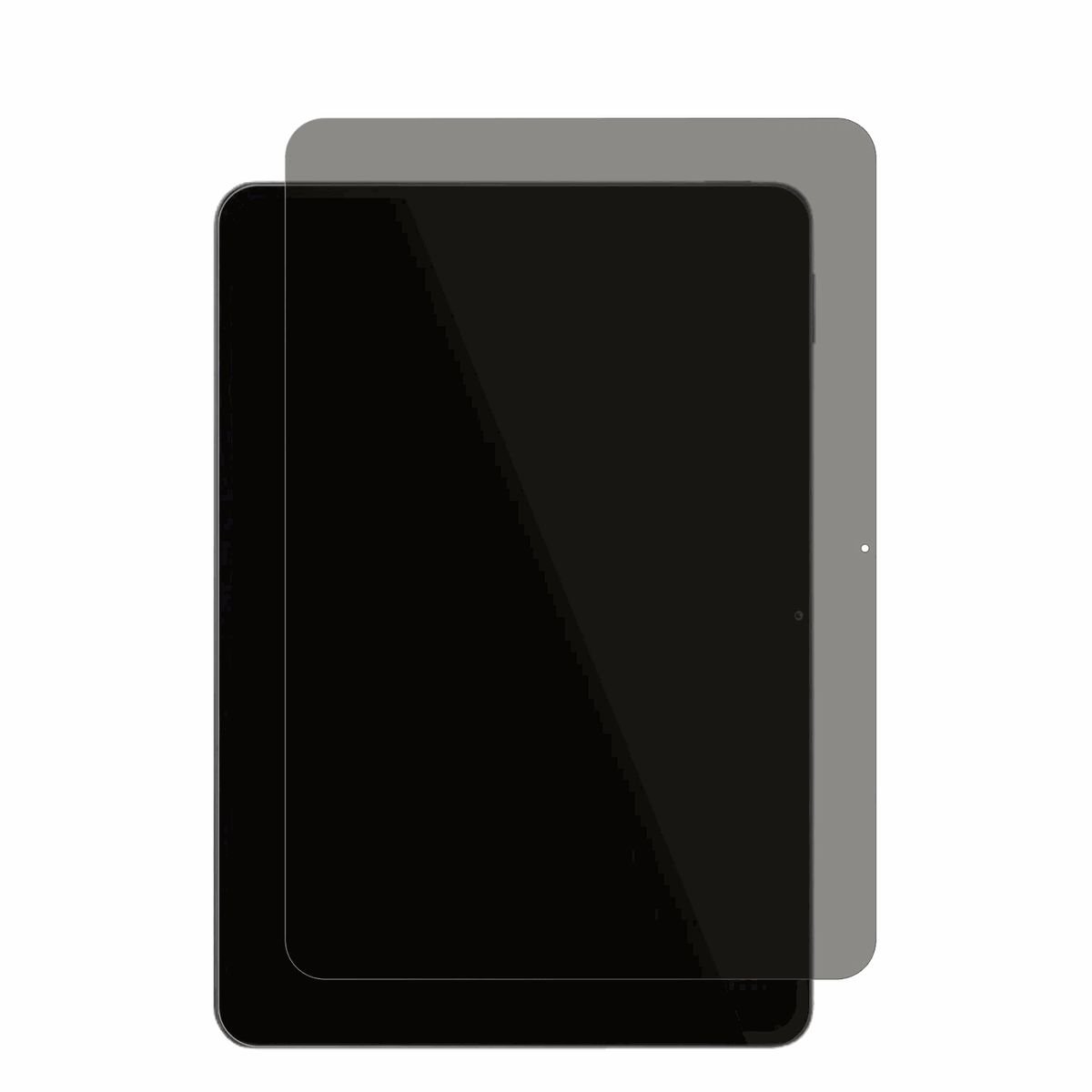 XiaomiPad 7 mit aufgebrachtem dipos Displayschutz, der seitliche Einblicke blockiert