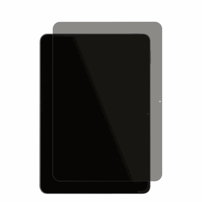 XiaomiPad 7 mit aufgebrachtem dipos Displayschutz, der seitliche Einblicke blockiert