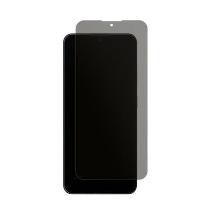 ZTEBlade A55 mit aufgebrachtem dipos Displayschutz, der seitliche Einblicke blockiert
