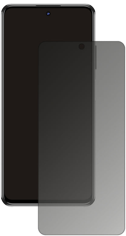 ZTEBlade V30 mit aufgebrachtem dipos Displayschutz, der seitliche Einblicke blockiert