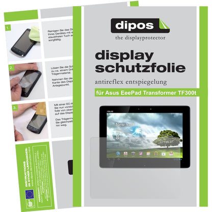 dipos 1x Matte Screen Protector for Asus EeePad Transformer TF300t