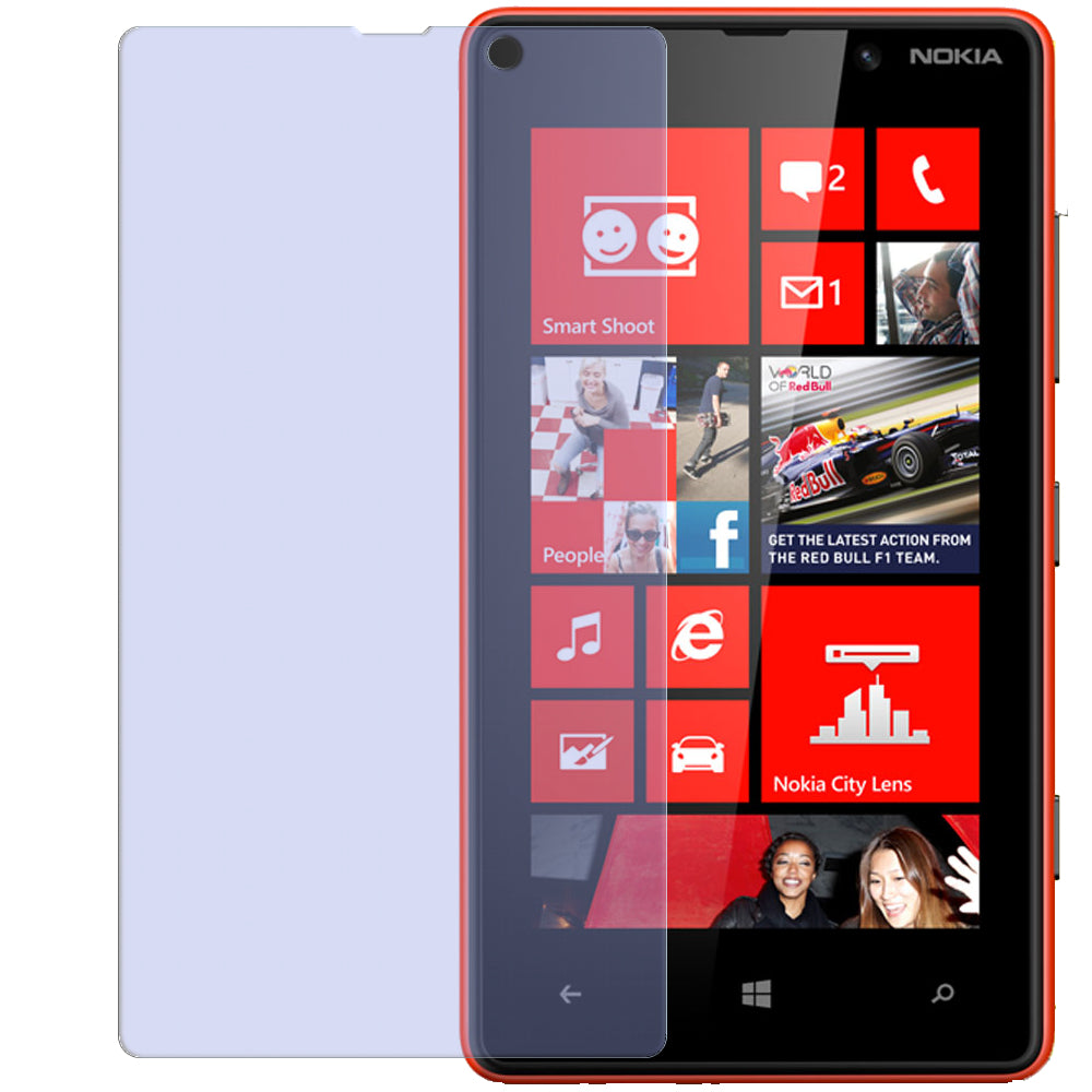2x Schutzfolie matt für Lumia 820 Nokia Display-Schutzfolie
