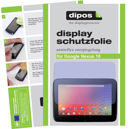 2x Screen Protector Matte for Nexus 10 Google Display Protection Film