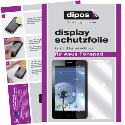 2x Screen Protector for Asus Fonepad protection guard crystal clear