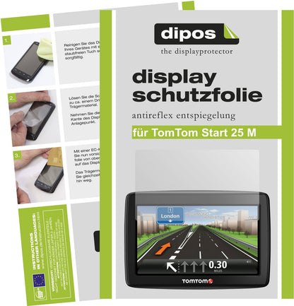 3x Schutzfolie matt für Start 25 M TomTom Display-Schutzfolie