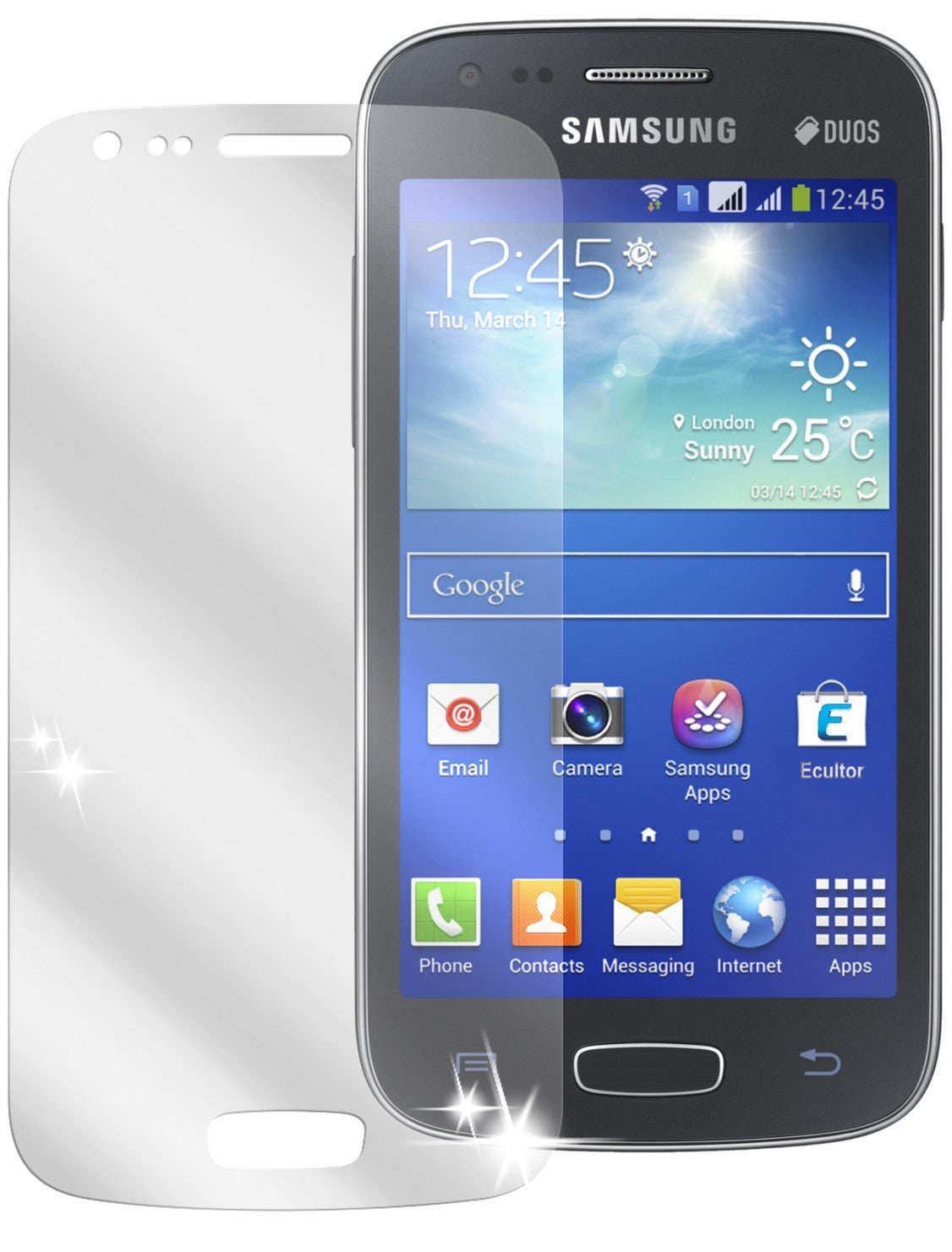 6x Schutzfolie klar für Galaxy Ace 3 Samsung Display-Schutzfolie
