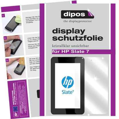 dipos 2x Clear Screen Protector for HP Slate 7
