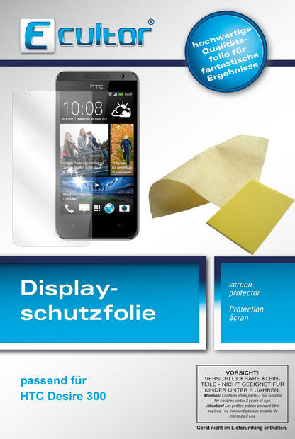 6x Schutzfolie klar für Desire 300 HTC Display-Schutzfolie