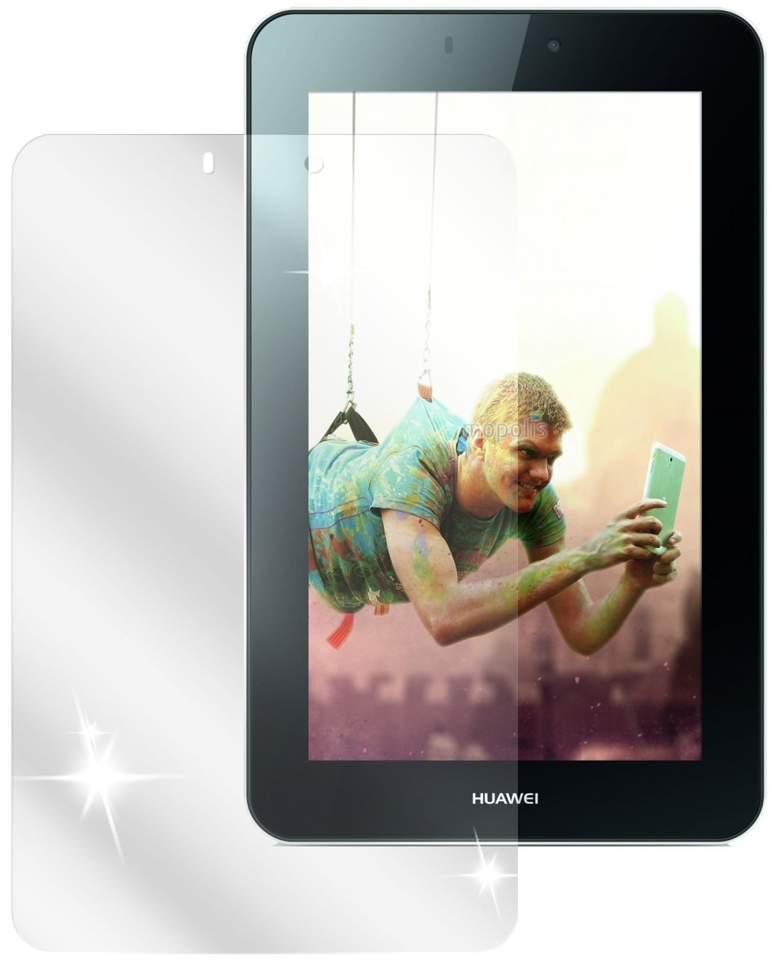 dipos 2x Clear Screen Protector for Huawei Mediapad 7 Youth