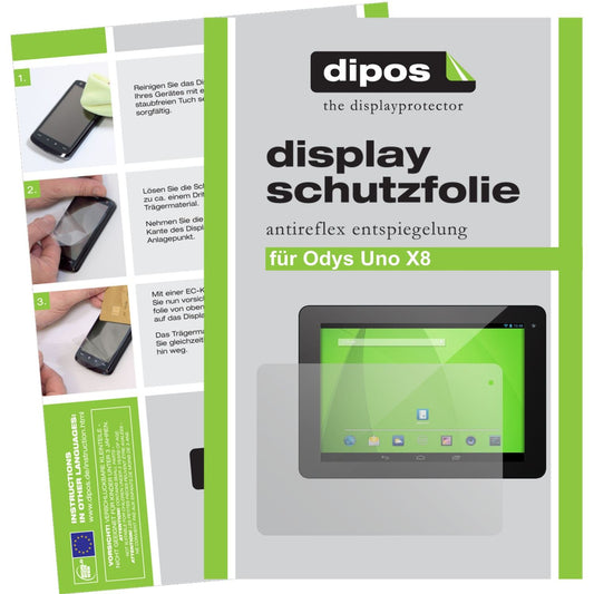 dipos 2x Matte Screen Protector for Odys Uno X 8