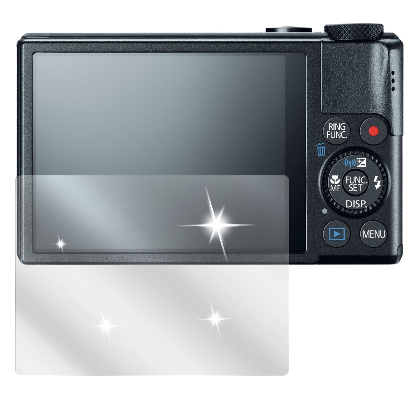 6x Schutzfolie klar für Powershot S110 Canon Display-Schutzfolie