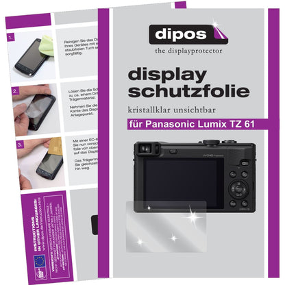 6x Screen Protector for Panasonic Lumix TZ61 Protection Crystal Clear dipos