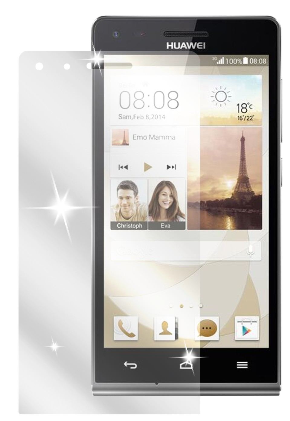 6x Screen Protector for Ecultor Huawei Ascend G6 protection guard crystal clear