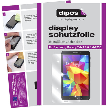 2x Schutzfolie klar für Galaxy Tab 4 8.0 Samsung Display-Schutzfolie