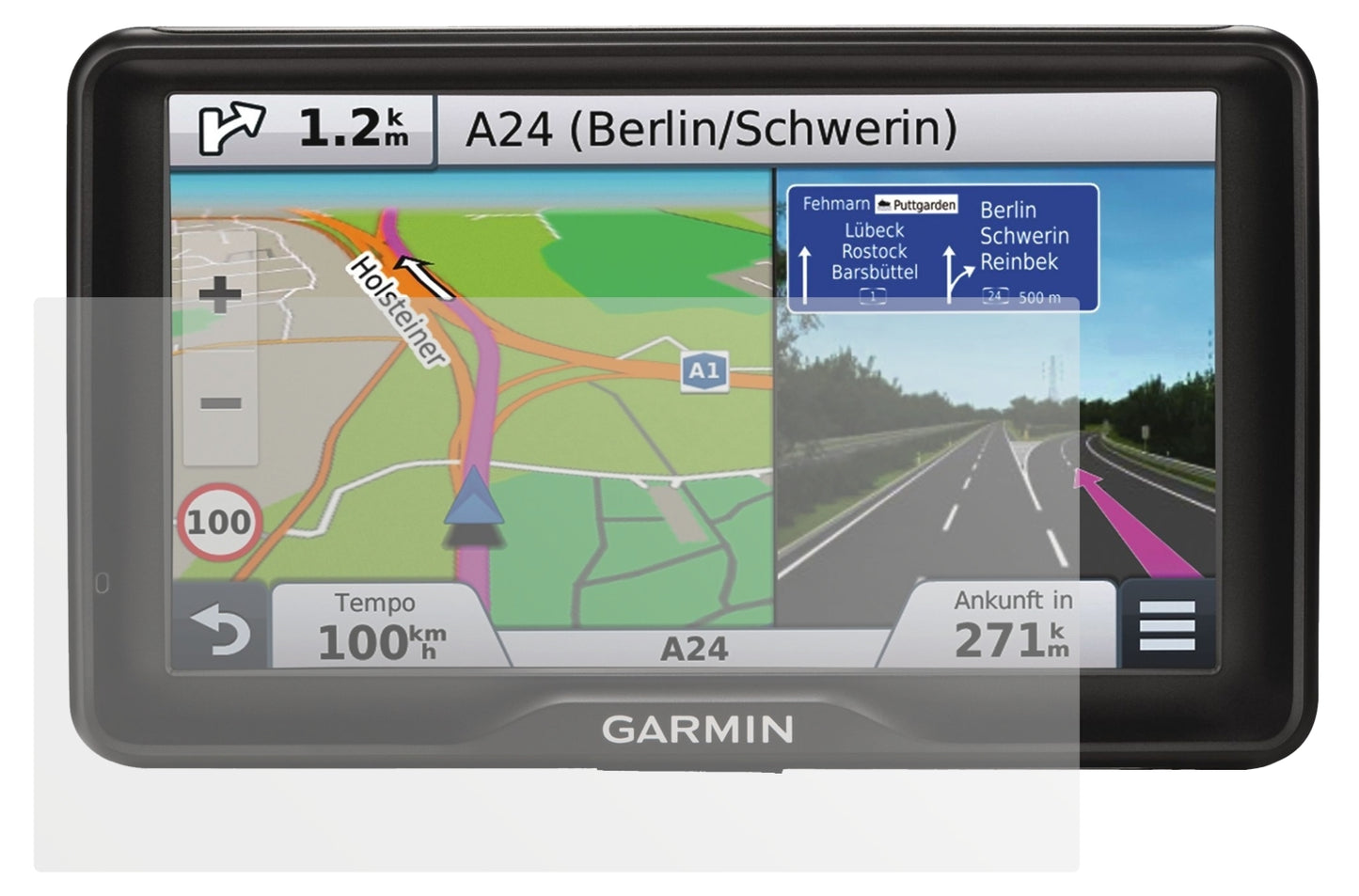 3x Schutzfolie matt für Nüvi 2797 Garmin Display-Schutzfolie