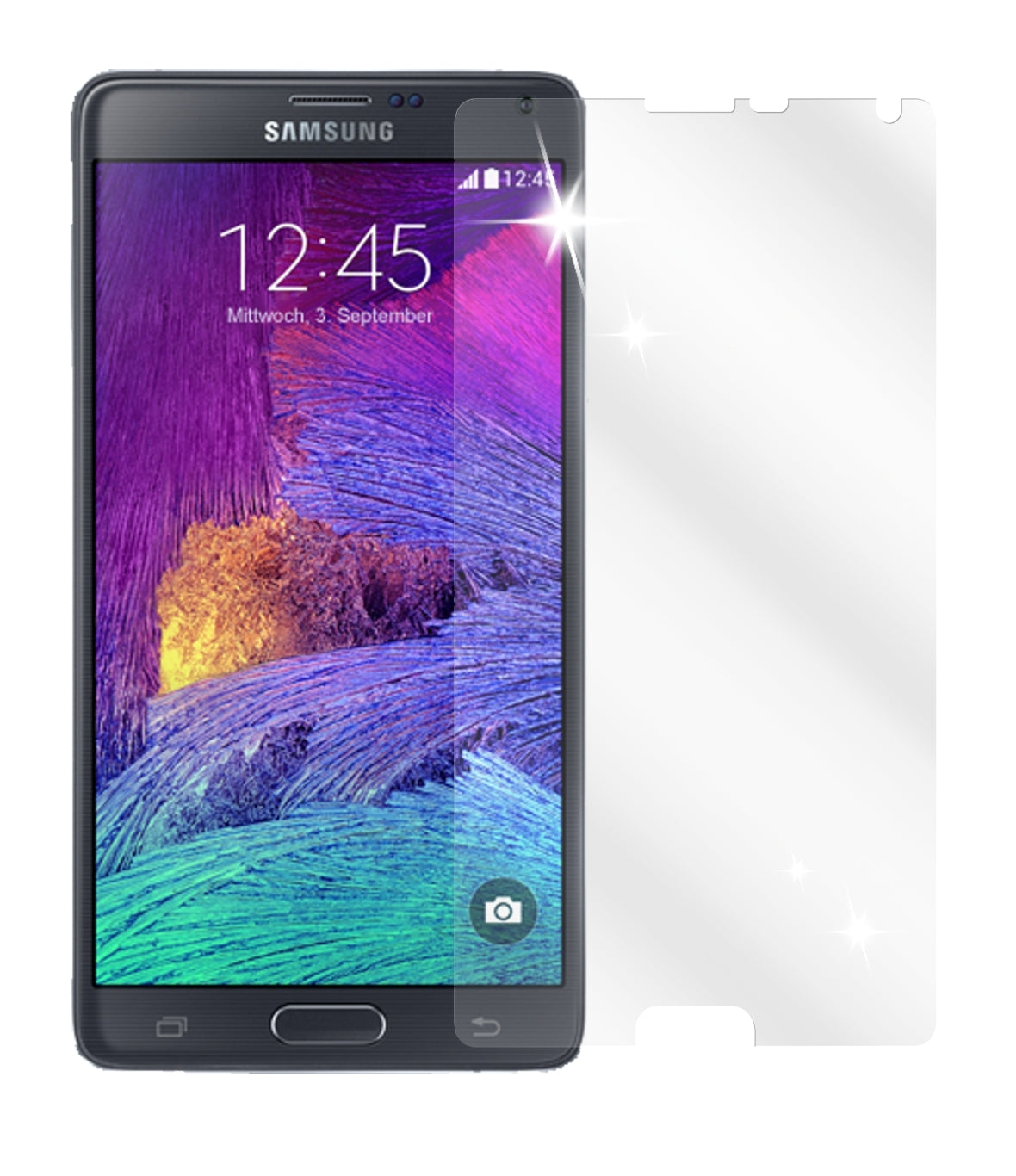 6x Schutzfolie klar für Galaxy Note 4 Samsung Display-Schutzfolie