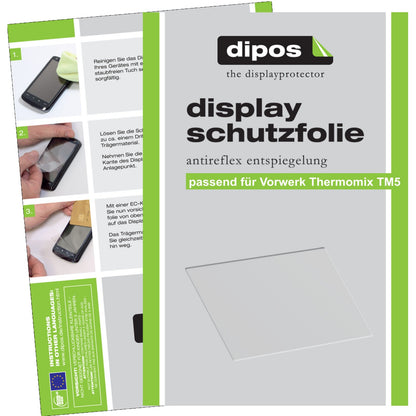 2x Schutzfolie matt für Thermomix TM5 (Modell 2014) Vorwerk Display-Schutzfolie