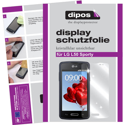 6x Schutzfolie klar für L50 Sporty LG Display-Schutzfolie