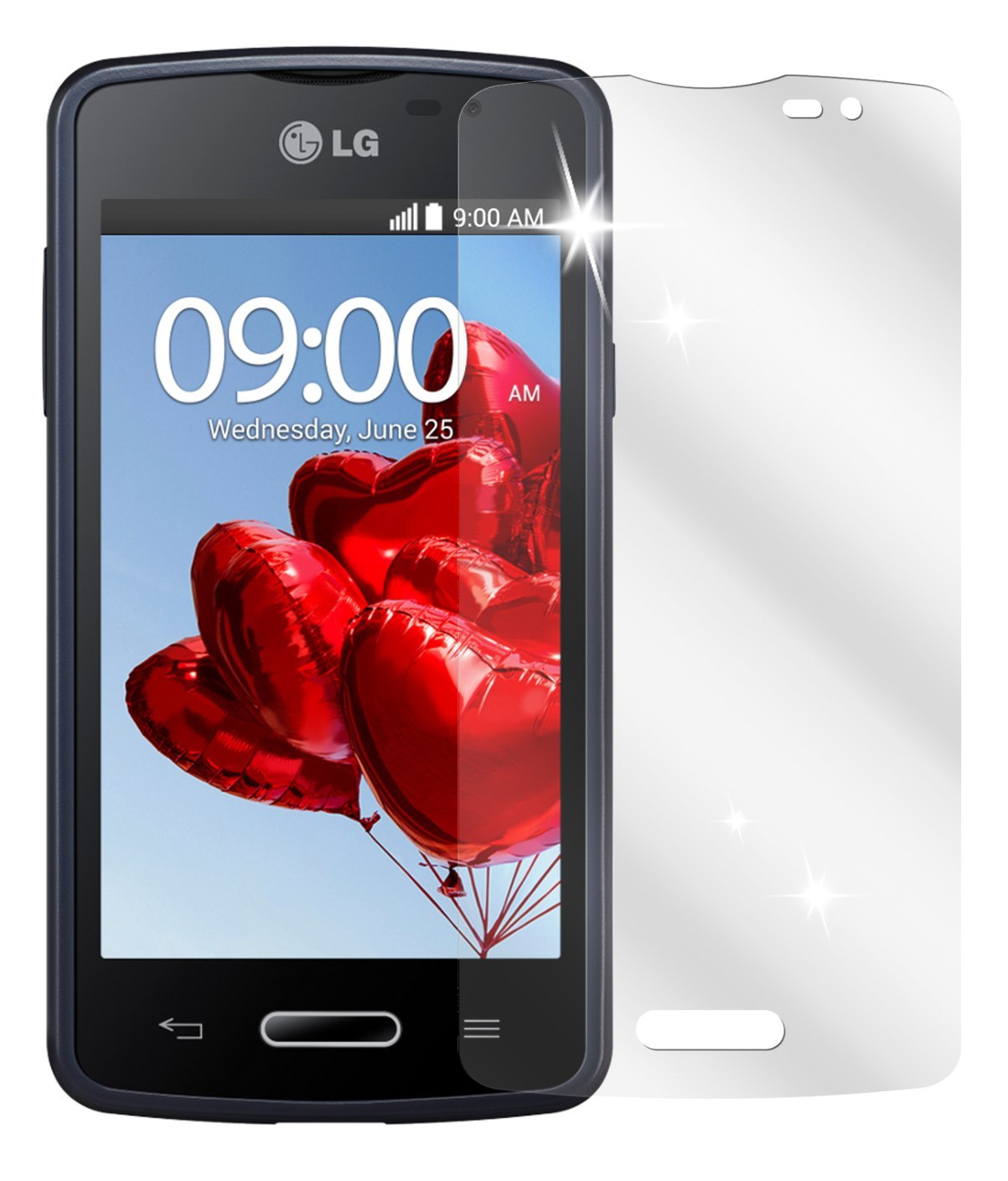 6x Schutzfolie klar für L50 Sporty LG Display-Schutzfolie