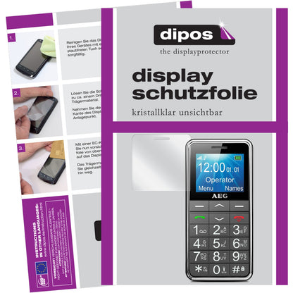 6x Schutzfolie klar für Voxtel M250 AEG Display-Schutzfolie