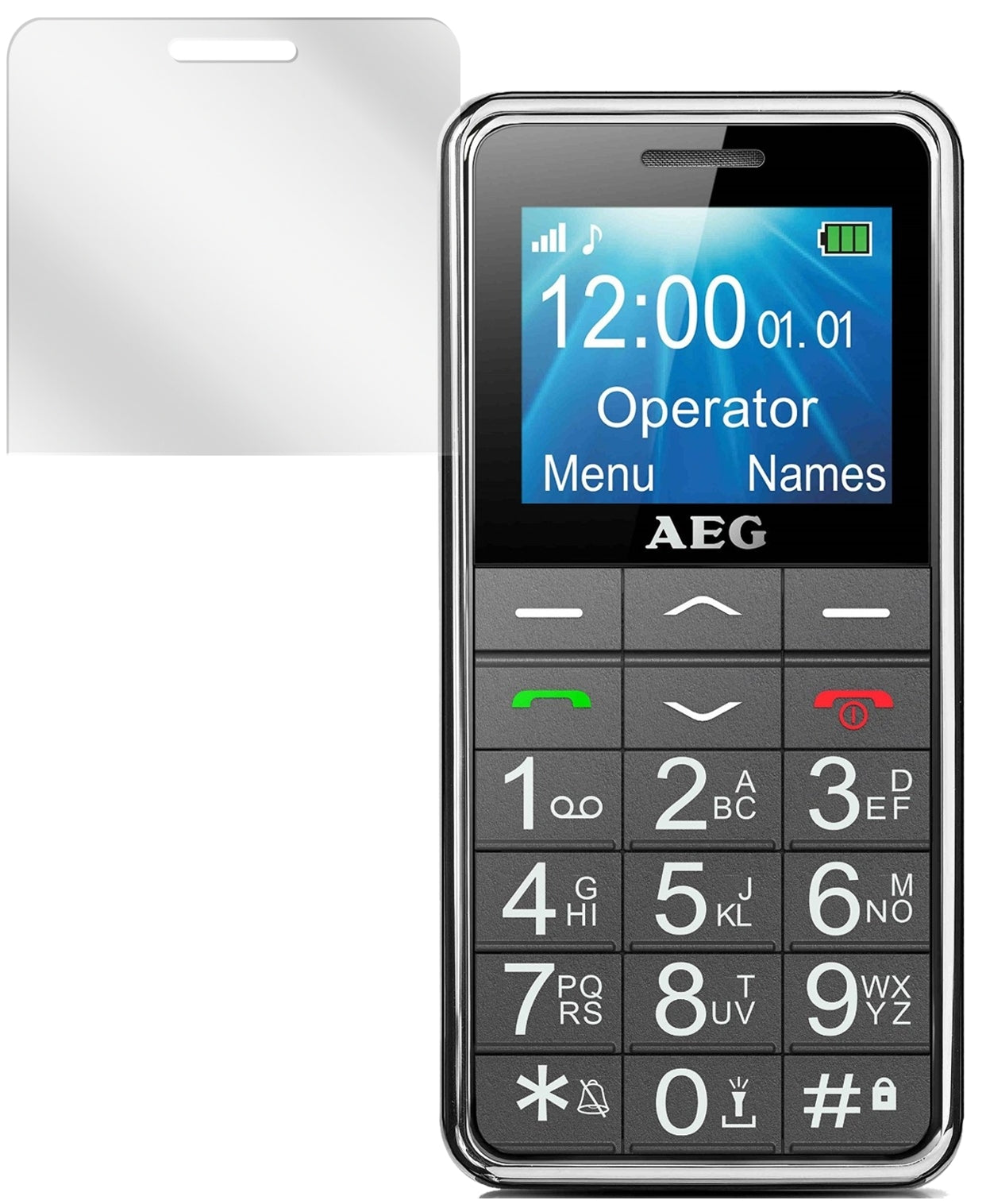 6x Schutzfolie klar für Voxtel M250 AEG Display-Schutzfolie