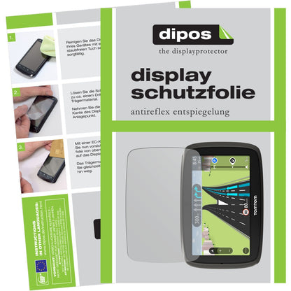 3x Schutzfolie matt für Start 50 TomTom Display-Schutzfolie