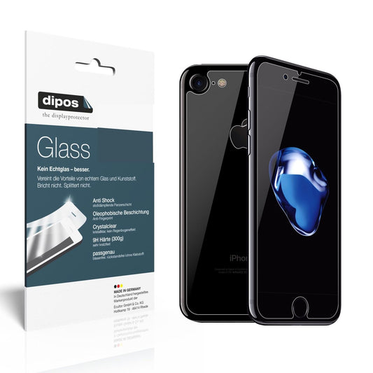 Ecultor 2x 9H Clear Screen Protector for Apple iPhone 7 Plus (1x front + 1x back)