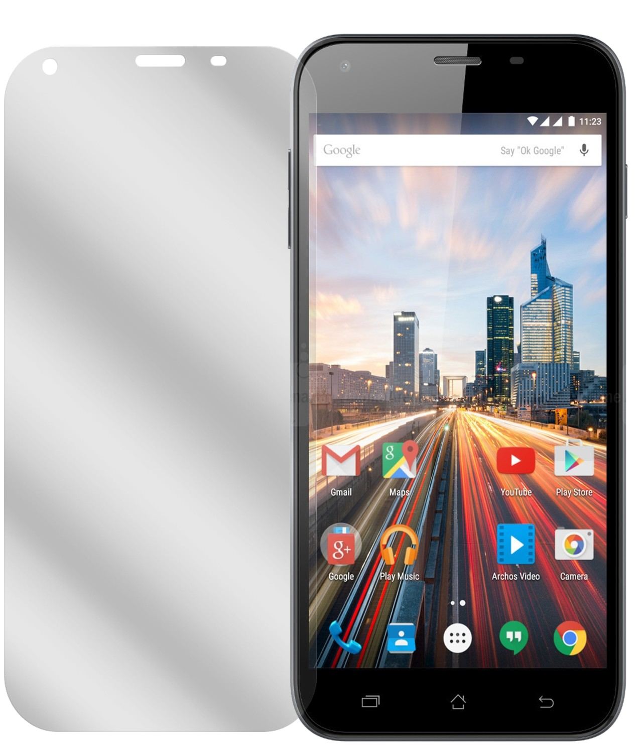 dipos 6x Clear Screen Protector for Archos 55 Helium