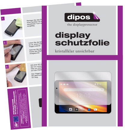 dipos 2x Clear Screen Protector for Dragon Touch S8
