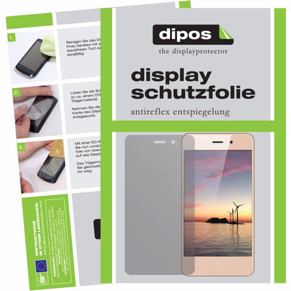 6x Schutzfolie matt für Leagoo Z1 Display-Schutzfolie