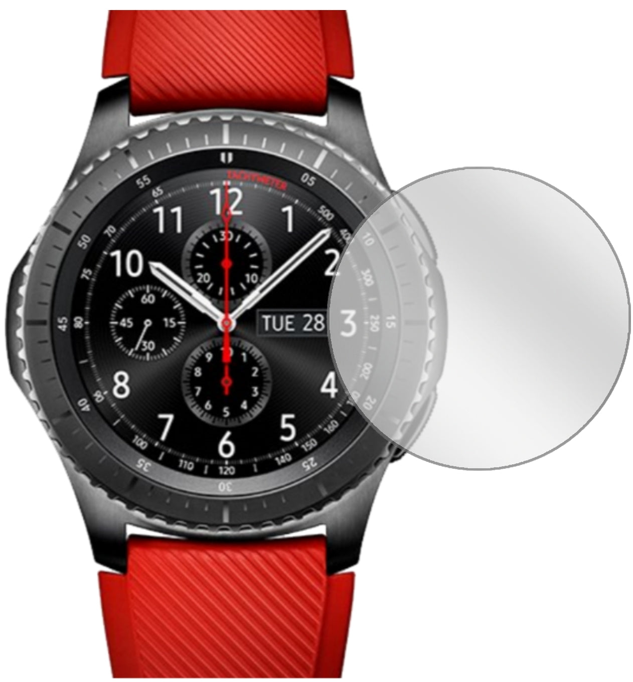 6x Schutzfolie klar für Samsung Gear S3 Classic Display-Schutzfolie