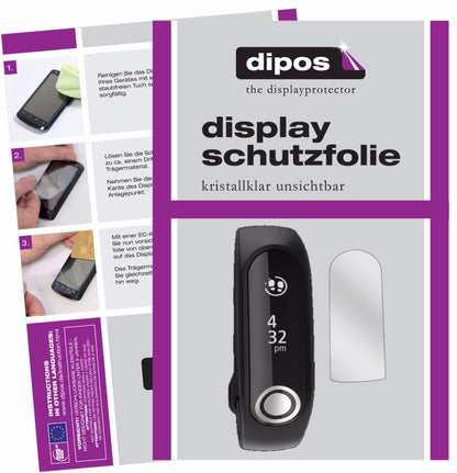 dipos FLEX 6x Clear Screen Protector for TomTom Touch