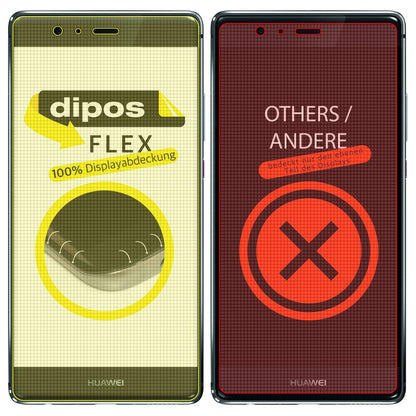 dipos FLEX 3x Clear Screen Protector for Huawei P9 Plus