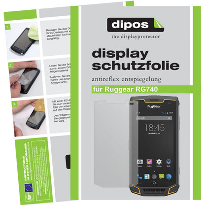 dipos 6x Matte Screen Protector for Ruggear RG740