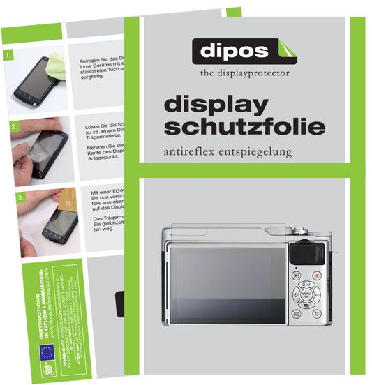 6x Matte Screen Protector for Fujifilm X-A10 – Anti-Glare, Fewer Fingerprints | dipos