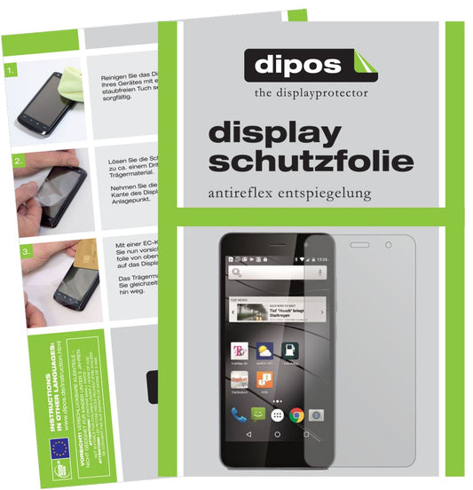 Matte Displayschutzfolie von dipos passend für Gigaset GS160, präziser Zuschnitt und blasenfrei montiert