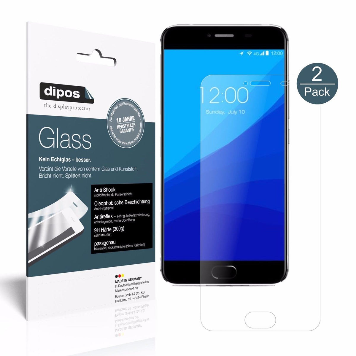 2x Screen Protector for UMI Z matte Flexible Glass 9H dipos