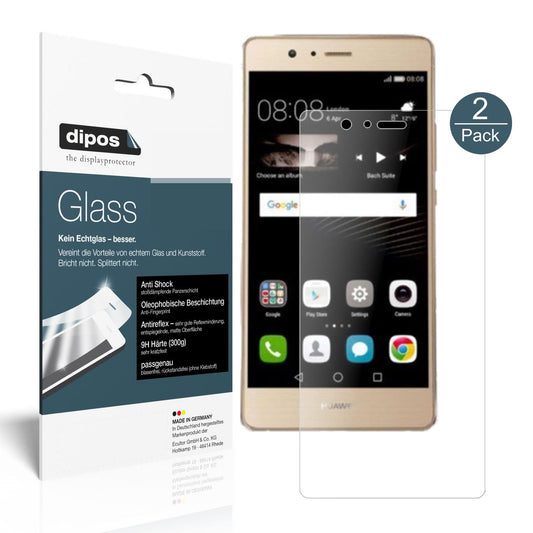 dipos 2x 9H Matte Screen Protector for Huawei P9 Lite 2017 (1x front + 1x back)