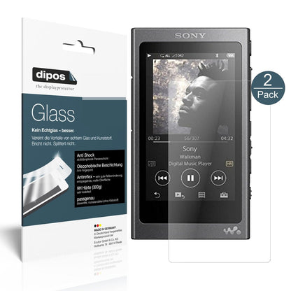 2x Screen Protector for Sony Walkman NW-A35 matte Flexible Glass 9H dipos